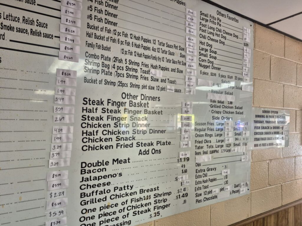 Char-Burger Stockade Menu 3